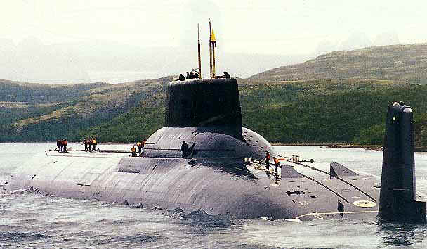 Russian "Typhoon" Class Nuclear/Electric Ballistic Missile Submarine (SSBN-type)